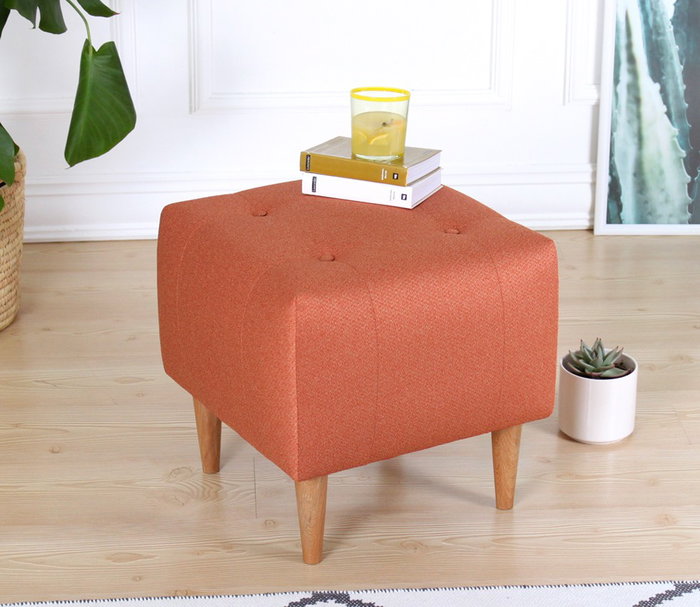 Atelier Del Sofa Puf Bohemio Naranja